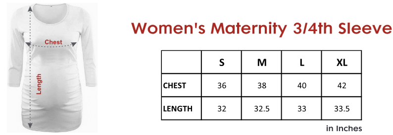womens-34-sleeve- tshirt-size-chart
